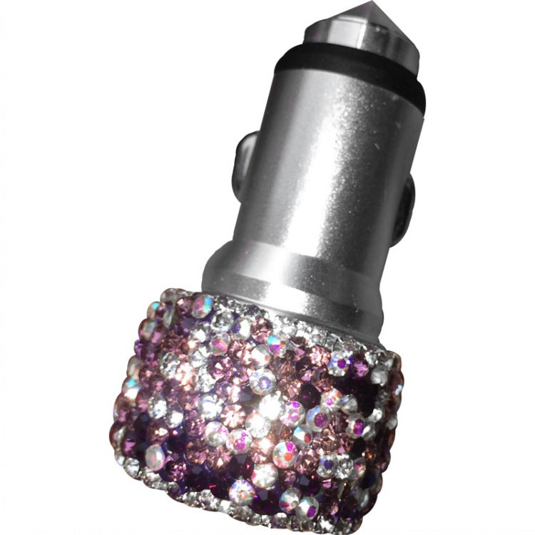 Wholesale Metal Diamond Car Phone Charger